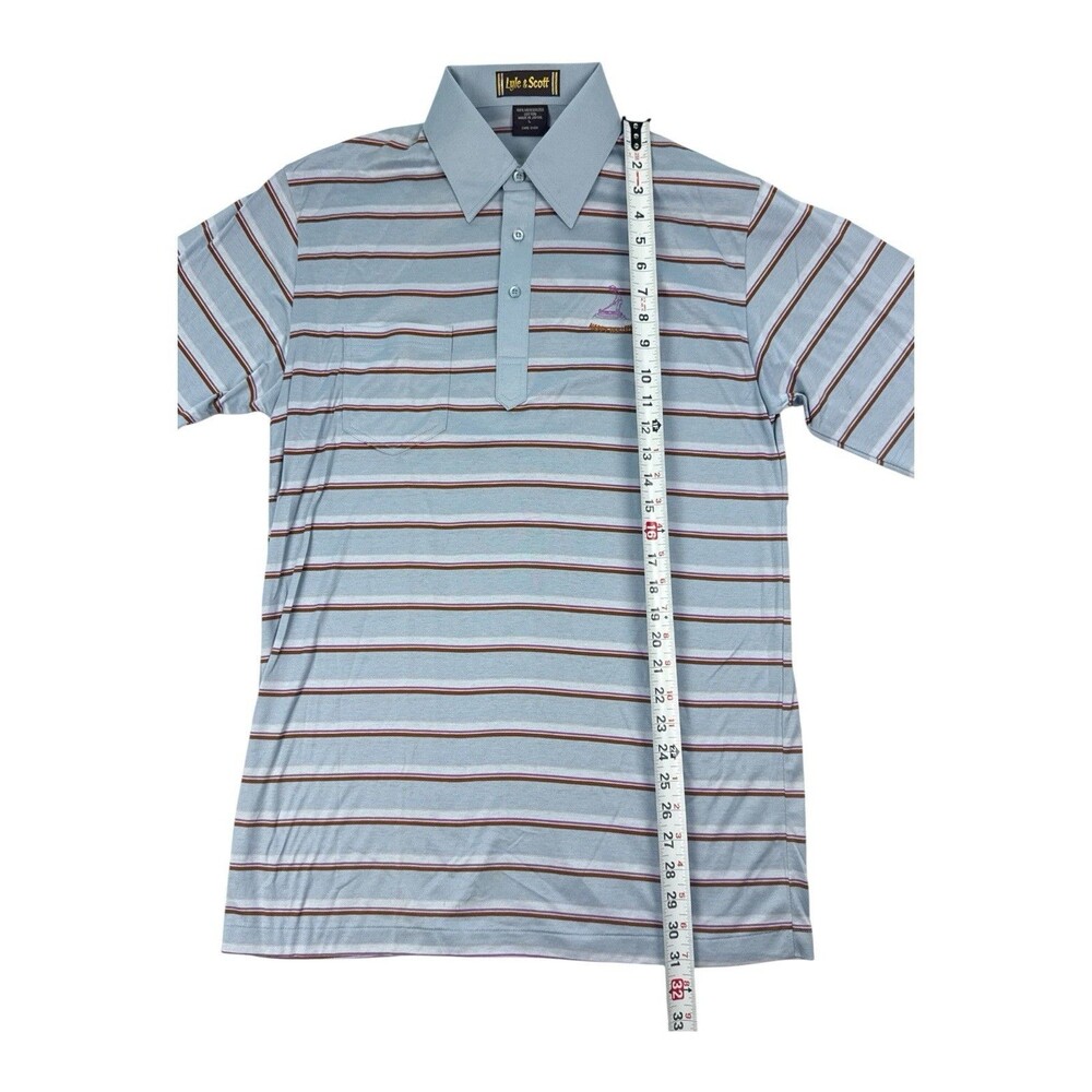 Lyle & Scott Happy Hollow Club Golf Polo Shirt L Japan Mercerized Cotton NWT - Picture 8 of 8